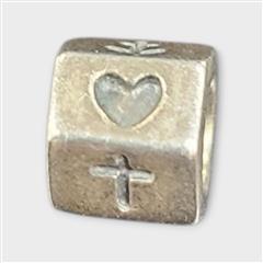 Pandora Faith Hope Love Heart Anchor Cross Charm #790119
